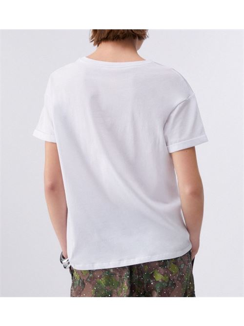 T-shirt with jewel pocket Liu Jo | WA6372JS923.P9444